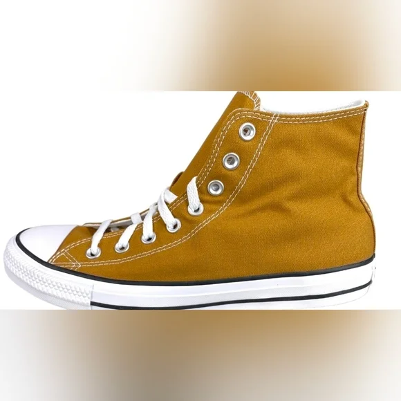 Converse Chuck Taylor All Star Hi Canvas Sneaker 'Wheat/White' A09971C Mustard - Picture 5 of 14